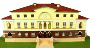 Makieta architektoniczna pałacu